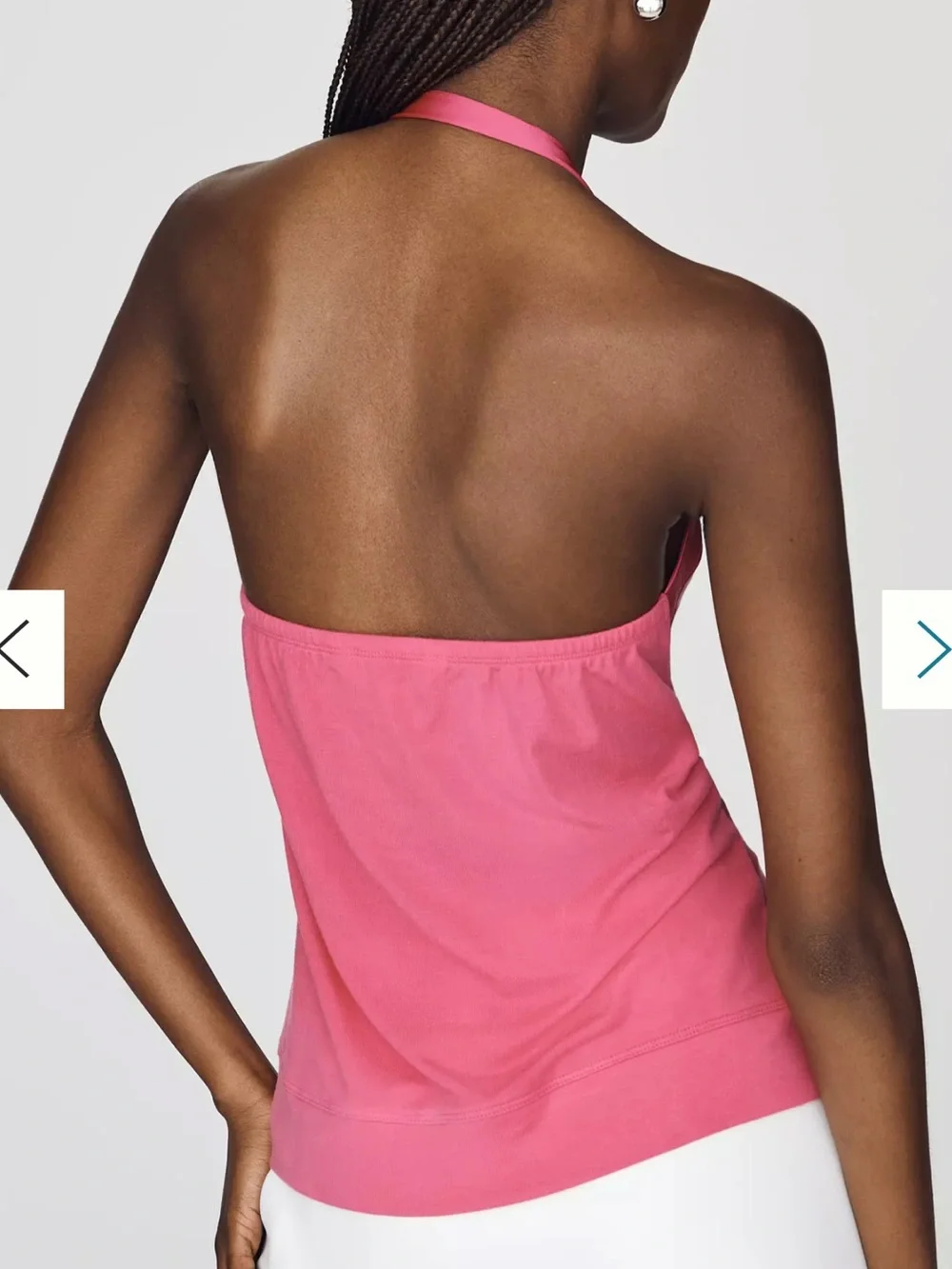 Maeve cowl neck halter top pink XL NWT Anthropologie